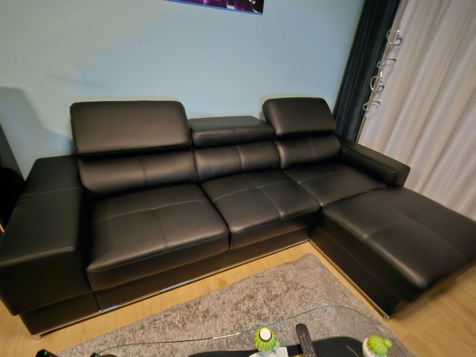 Zetel met longchair, Huis en Inrichting, Ophalen, Zo goed als nieuw