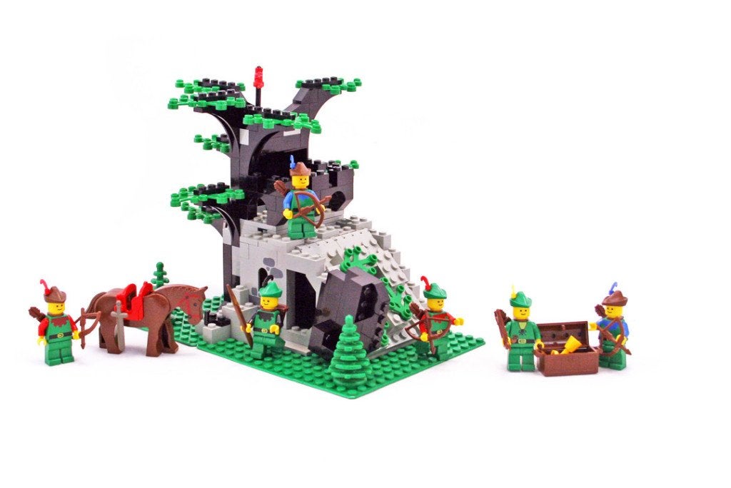 LEGO Castle Forestmen 6066 Camouflaged Outpost, Enfants & Bébés, Jouets | Duplo & Lego, Comme neuf, Lego, Ensemble complet, Complet