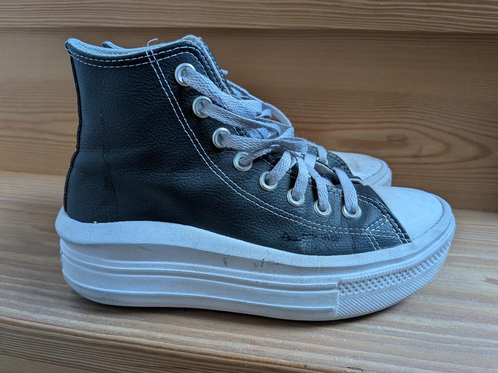 Converse Chuck Taylor Move High en cuir - pointure 37.5, Vêtements | Femmes, Chaussures, Enlèvement, Porté