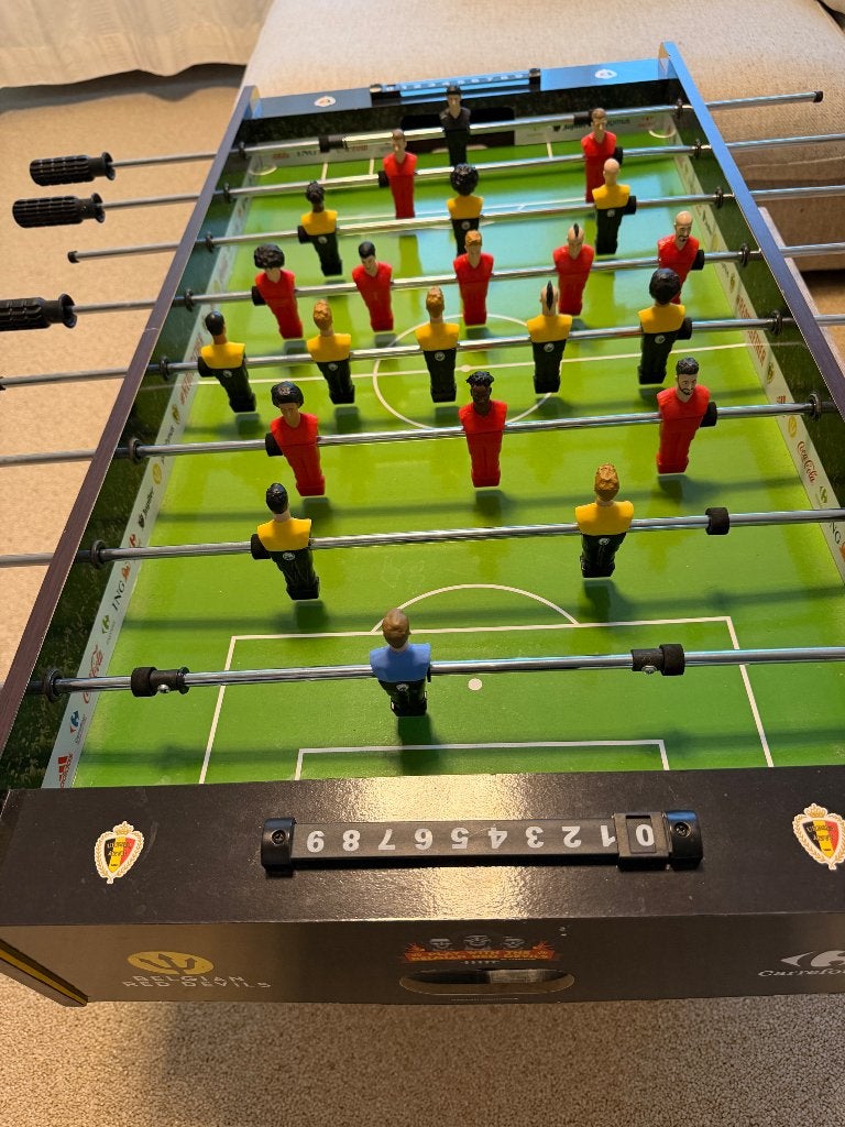 Voetbal tafel Rode Duivels, Ophalen, Zo goed als nieuw