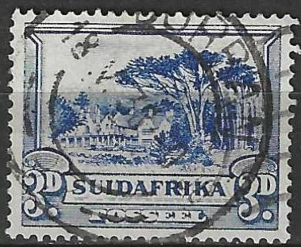 Zuid-Afrika 1933 - Yvert 63 - Groote Schuur (ST), Verzenden, Zuid-Afrika, Gestempeld