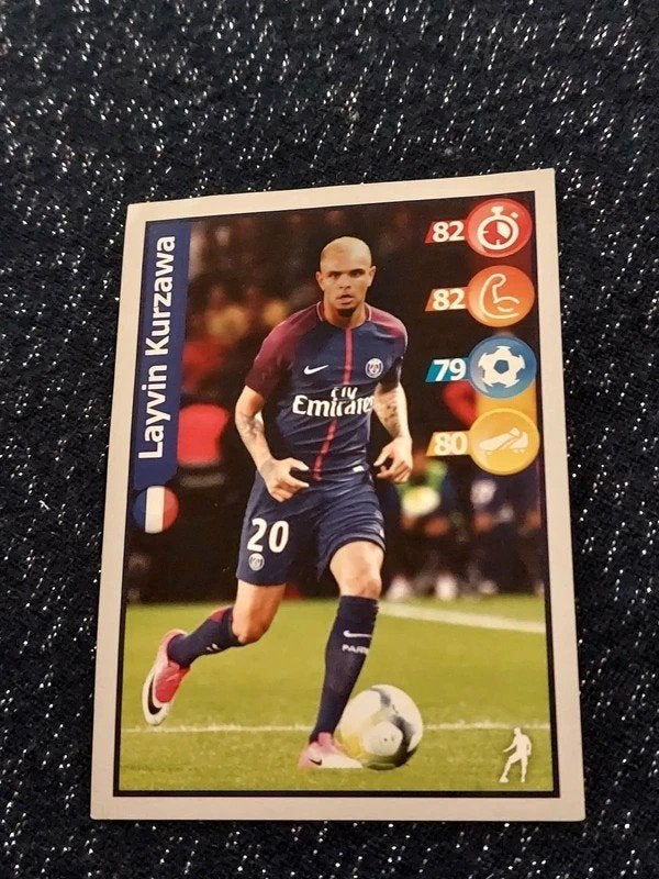 Panini / Sticker : Layvin Kurzawa, Ophalen of Verzenden, Nieuw, Poster, Plaatje of Sticker