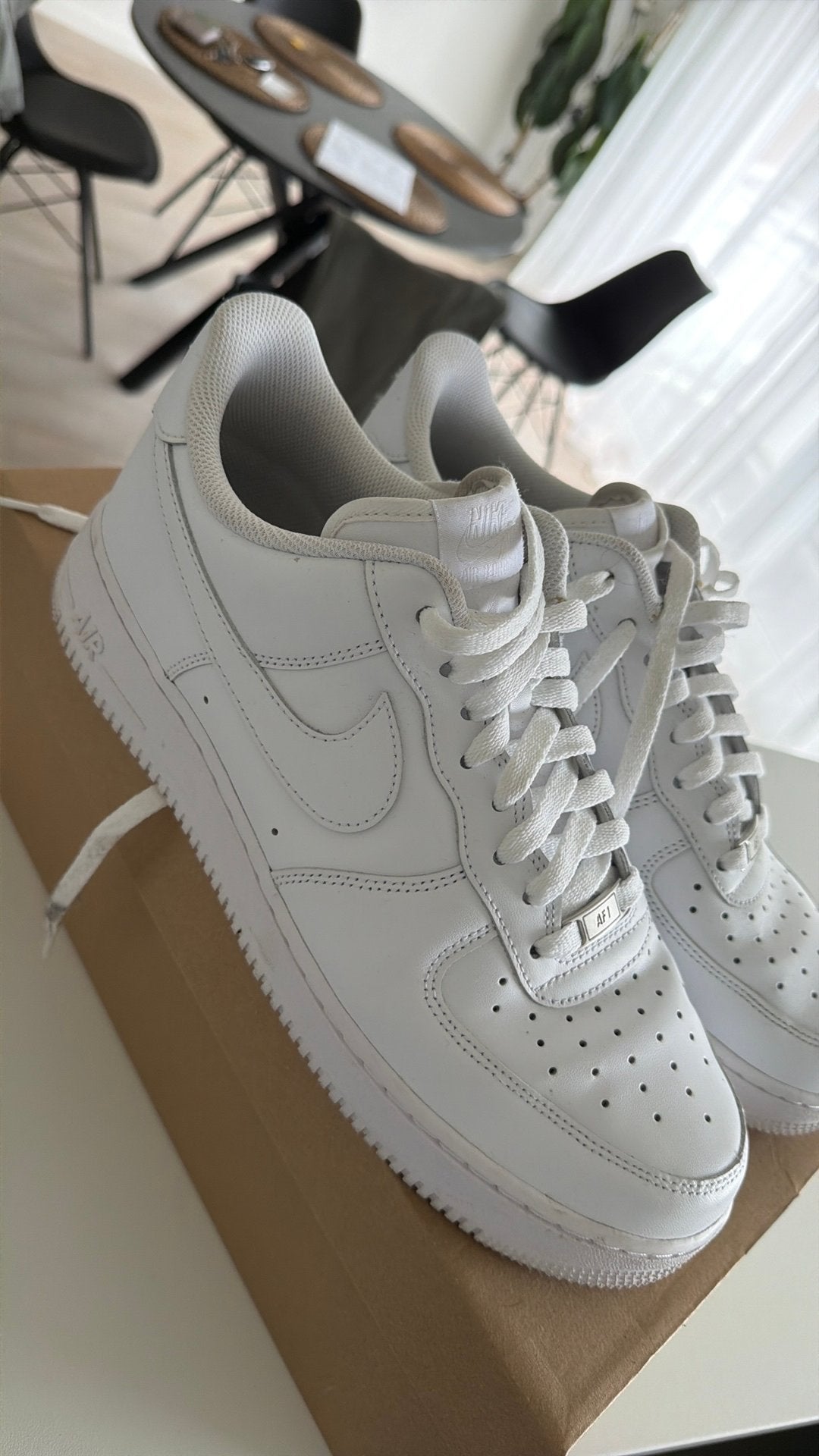 Nike airforce maat 46 2x gedragen, Ophalen, Zo goed als nieuw