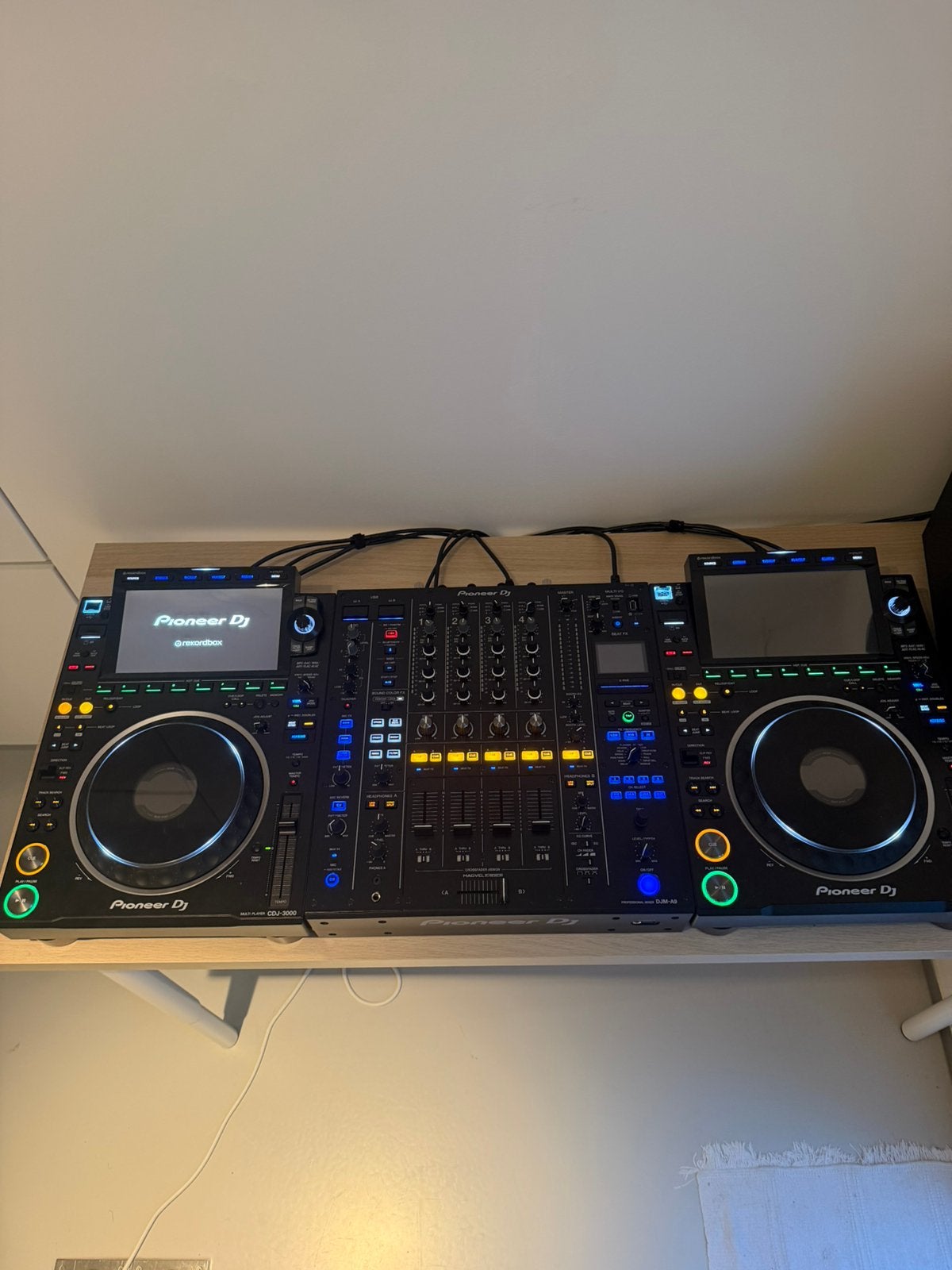 Pioneer Cdj3000 set Djm a9, Muziek en Instrumenten, Dj-sets en Draaitafels, Ophalen, Zo goed als nieuw, Pioneer