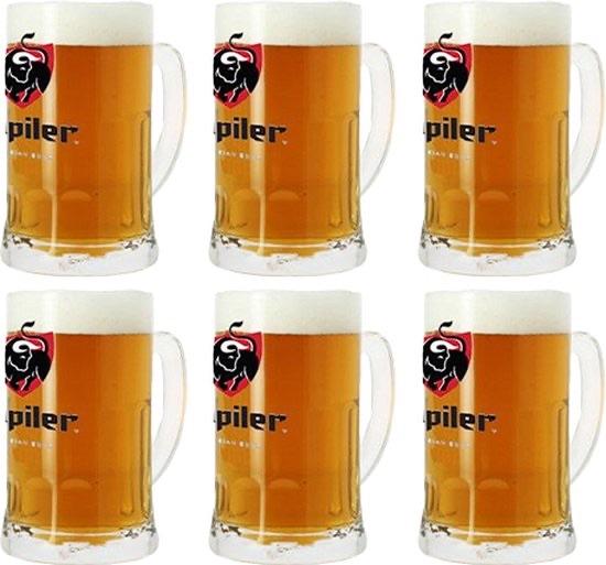 Jupiler glazen, Ophalen