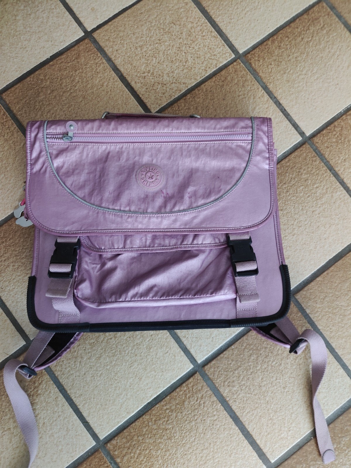 Kipling boekentas meisjes roze, Ophalen, Gebruikt, Roze, Aktetas of Boekentas