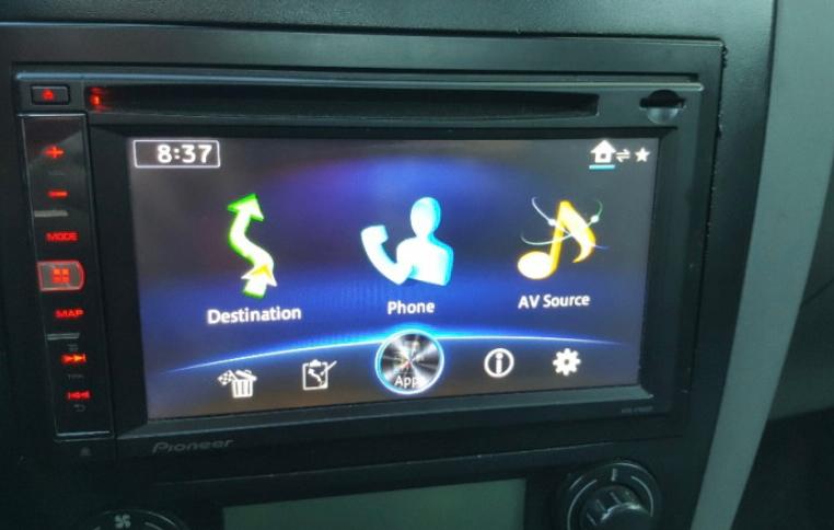 Pioneer F950BT radio navigatie Bluetooth, Auto diversen, Autoradio's, Verzenden, Gebruikt