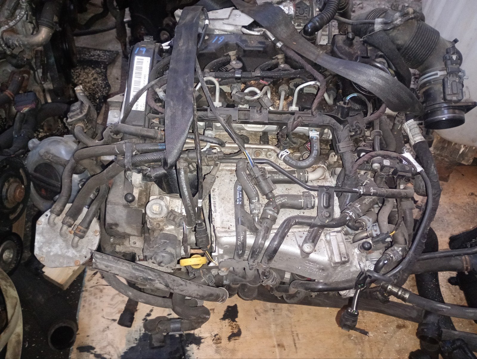 moteur VW 1.6 CXX, Enlèvement