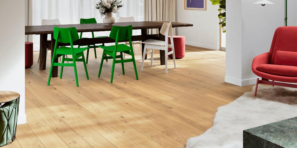 Stock: Parket Parky Deluxe+ Sand Oak Rustic Op=Op!, Bricolage & Construction, Bois & Planches, Neuf, Palette, Chêne, Moins de 200 cm