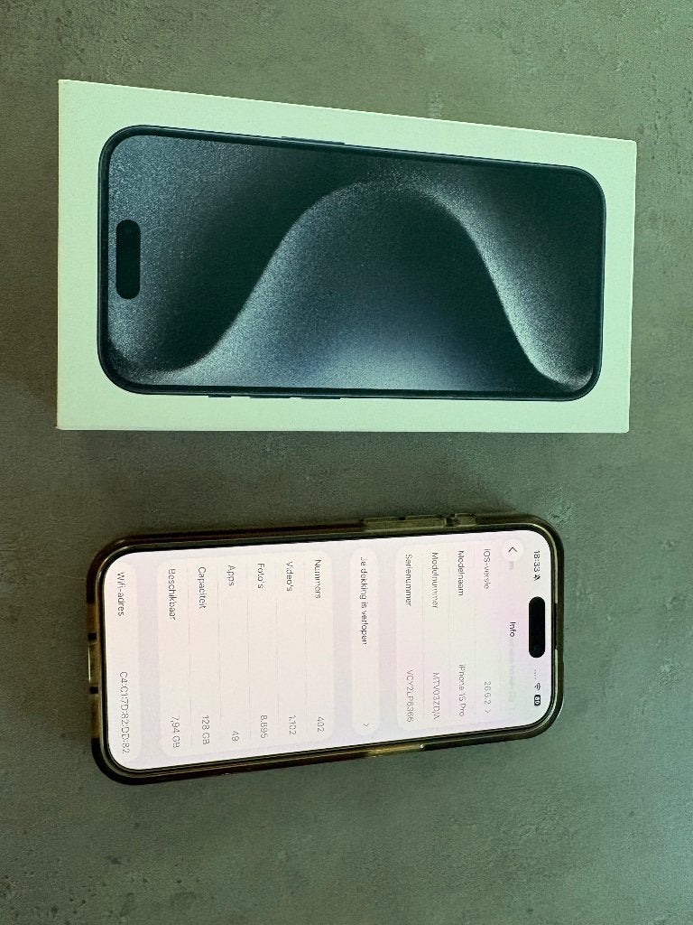 Iphone 15 pro, Télécoms, 128 GB, IPhone 15, 88 %, Enlèvement