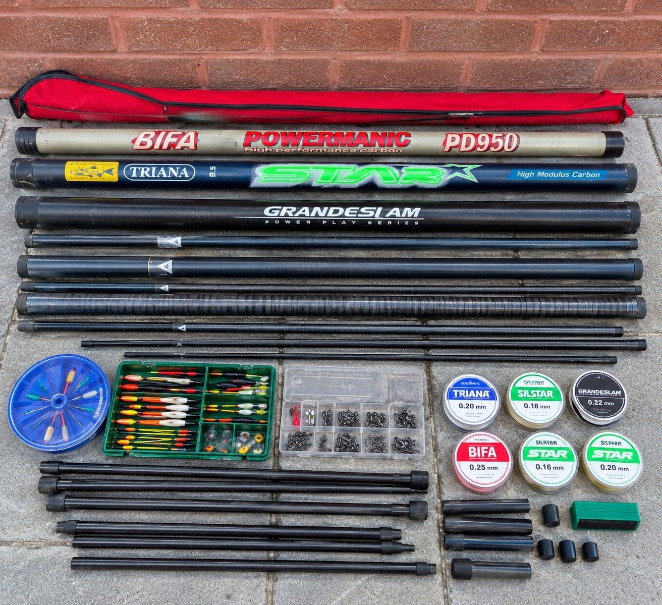 complete partij vissers gerief, Watersport en Boten, Ophalen, Gebruikt, Complete set