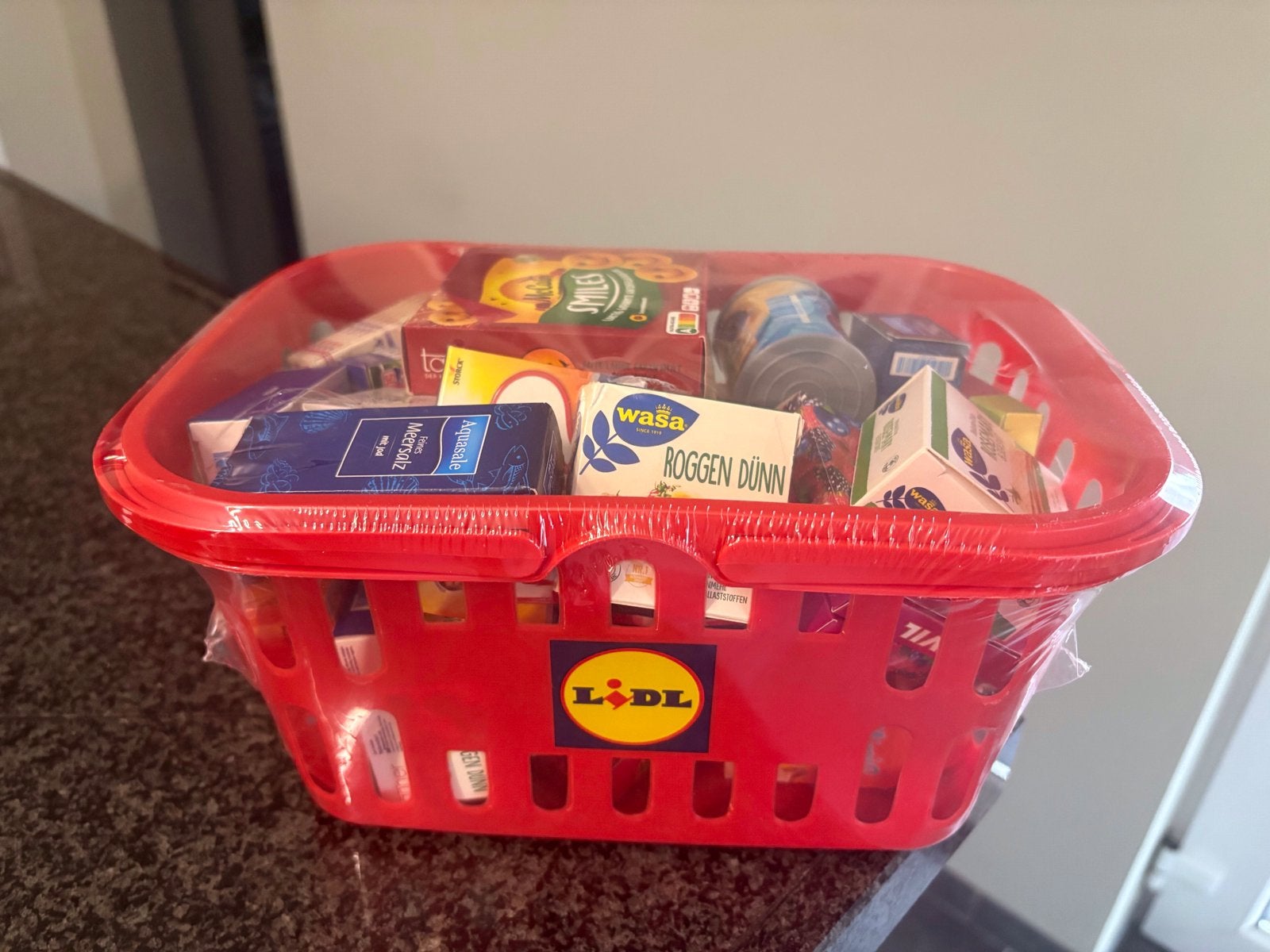 Winkelmand gevuld lidl, Kinderen en Baby's, Ophalen of Verzenden, Nieuw
