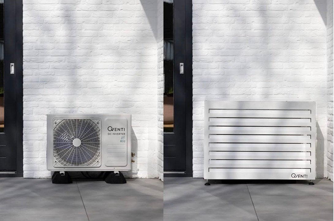 externe afdekking voor airconditioning of warmtepomp, Doe-het-zelf en Bouw, Ophalen, Zo goed als nieuw