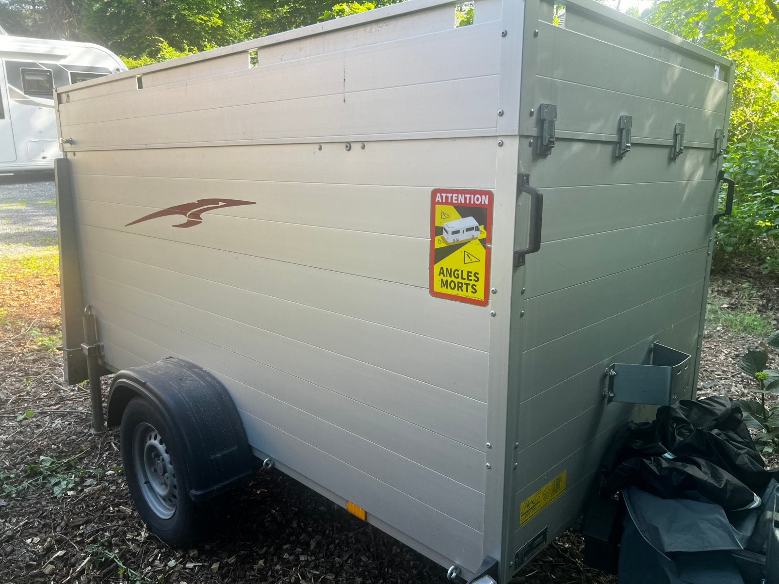 Aanhangwagen anssems gesloten, Auto diversen, Aanhangers en Bagagewagens, Ophalen, Zo goed als nieuw