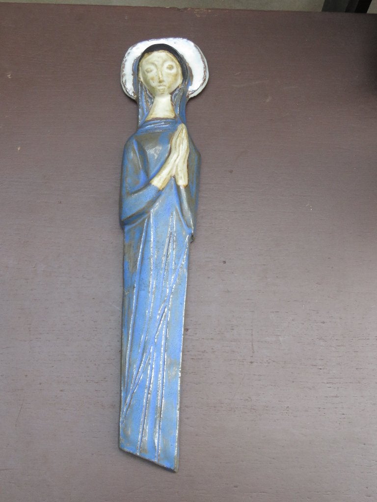 Amphora Vandeweghe Maria wandkeramiek, Ophalen of Verzenden