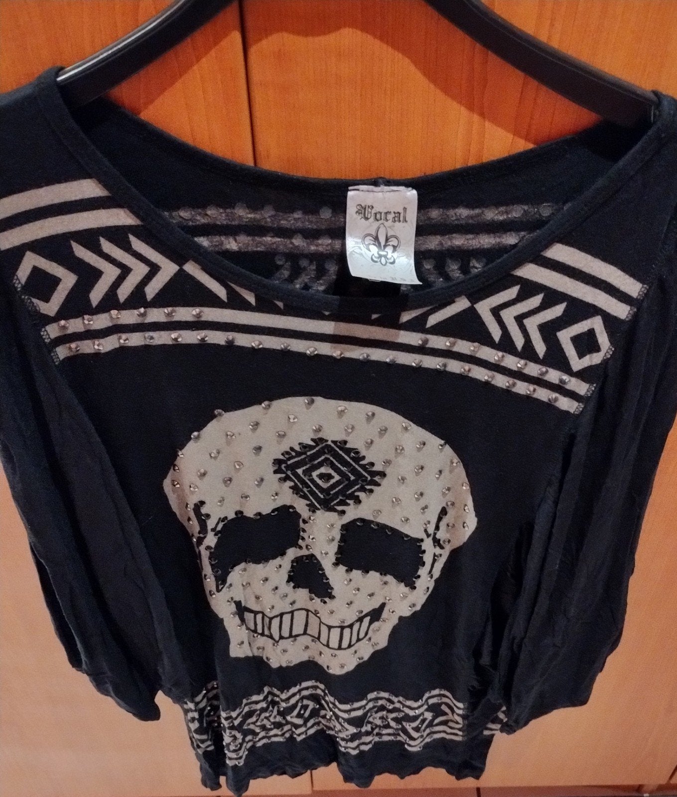 Mooie zwarte sweater met lange mouwen merk Vocal maat M, Ophalen of Verzenden, Maat 48/50 (M)