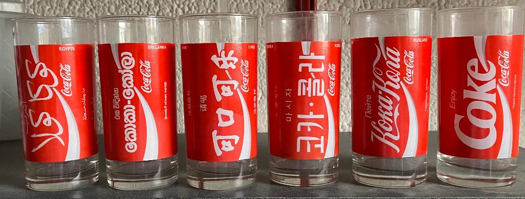 Coca cola glazen, Ophalen of Verzenden, Nieuw, Frisdrankglas