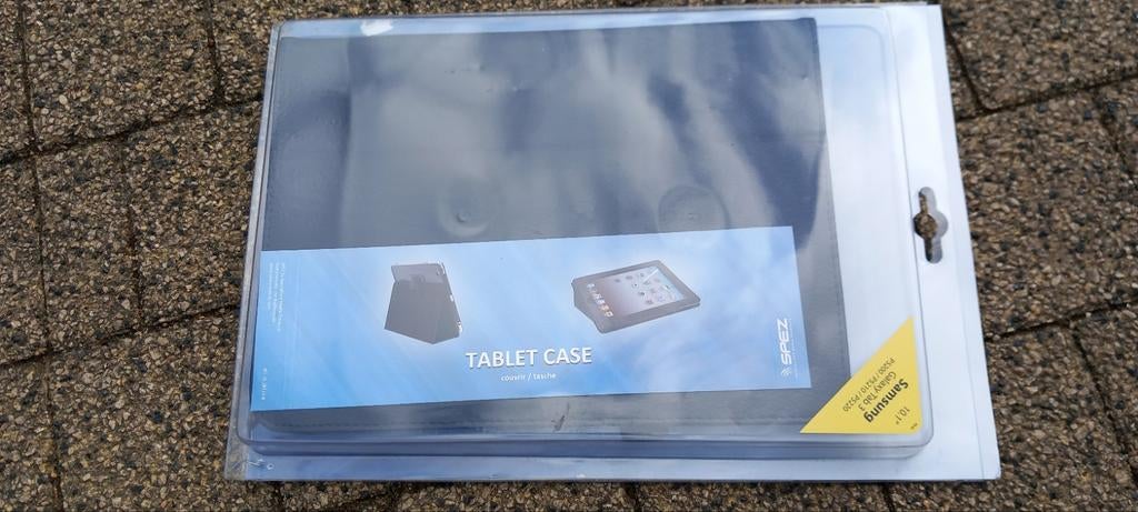 Hoes voor tablet, zwart, Computers en Software, Tablet-hoezen, Ophalen of Verzenden, Zo goed als nieuw, 10 inch, Bescherming voor- en achterkant