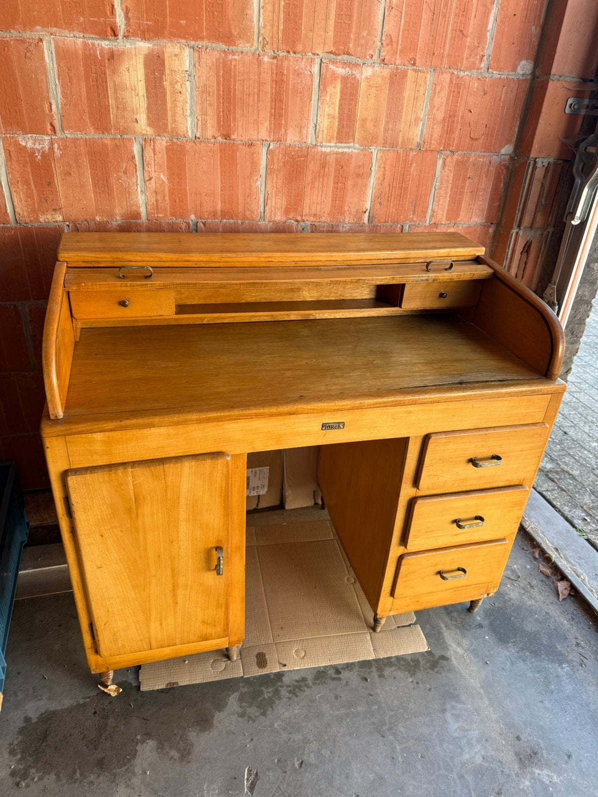 Vintage bureau torck, Ophalen, Zo goed als nieuw