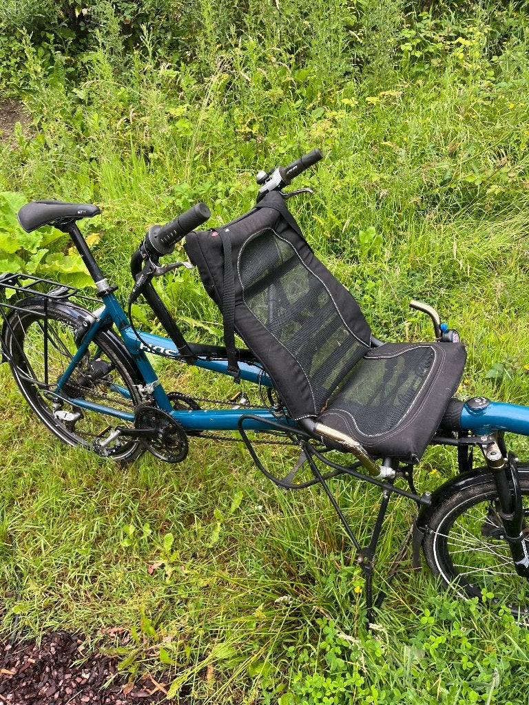 Pino Hase duobike tandem, Fietsen en Brommers, Fietsen | Tandems, Ophalen, Gebruikt, Vering
