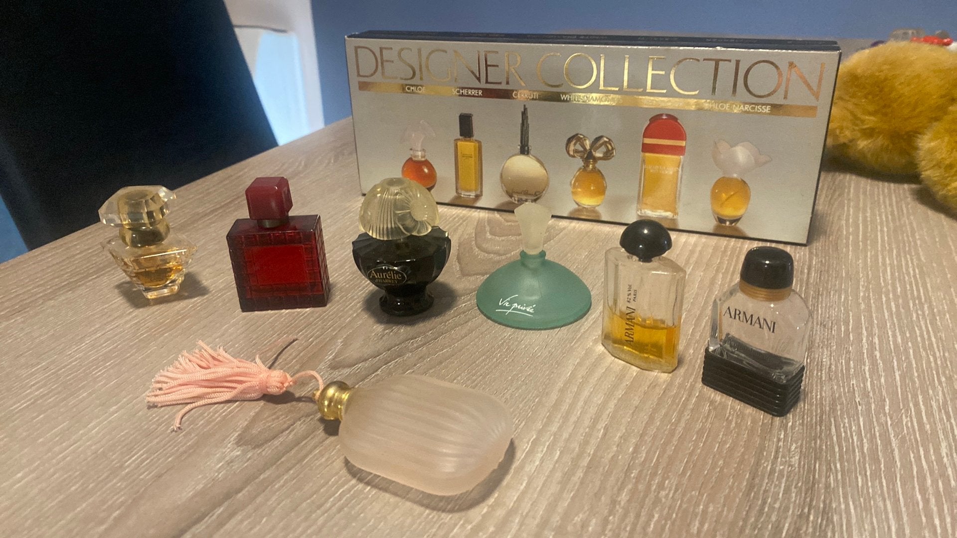 Lot vintage mini parfums, Collections, Enlèvement ou Envoi, Utilisé, Miniature, Plein