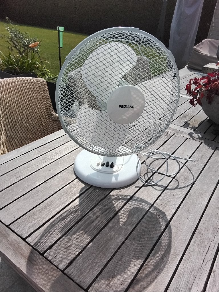 Tafelventilator, Elektronische apparatuur, Ventilatoren, Ophalen, Zo goed als nieuw, Tafelventilator