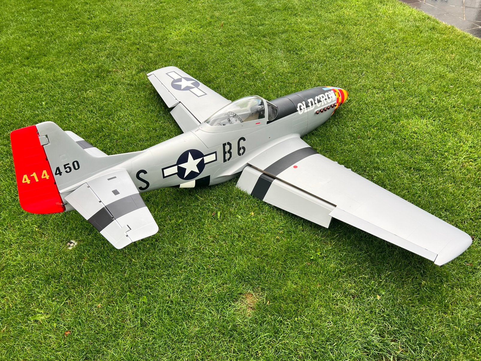 TopRC P51 Mustang, Ophalen, Gebruikt