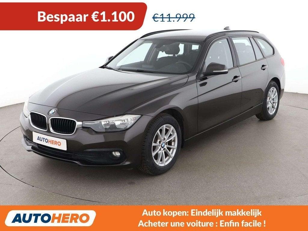 BMW 3 Serie 318 318d Advantage, Autos, Argent ou Gris, Achat, 110 kW, Boîte manuelle