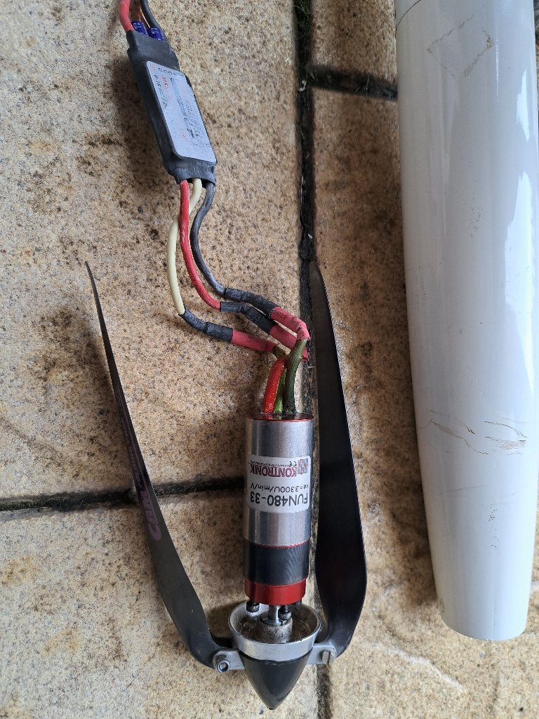 Kontronik 480/33 Geared 4, 2:1 avec contrôleur, Enlèvement ou Envoi, Utilisé, Électro