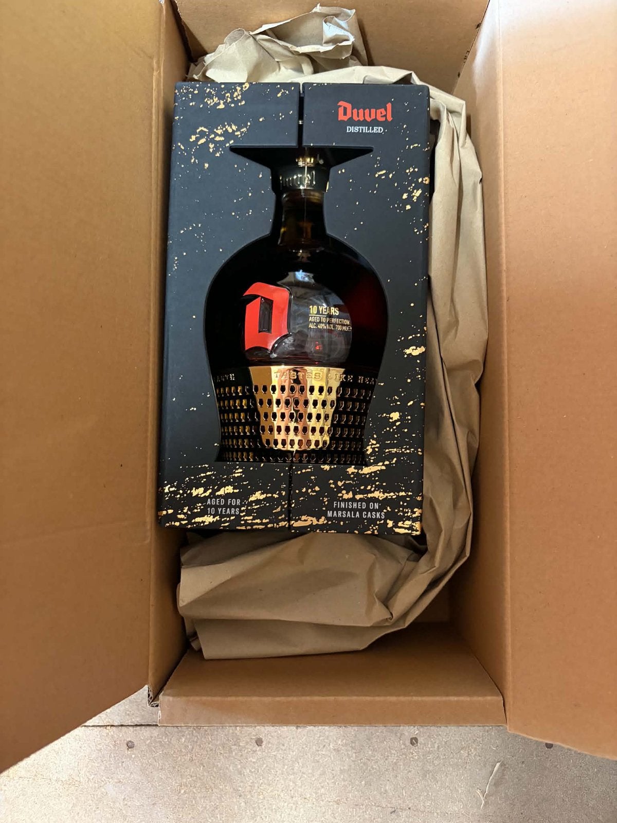 Duvel distilled 10y, Ophalen, Zo goed als nieuw, Duvel