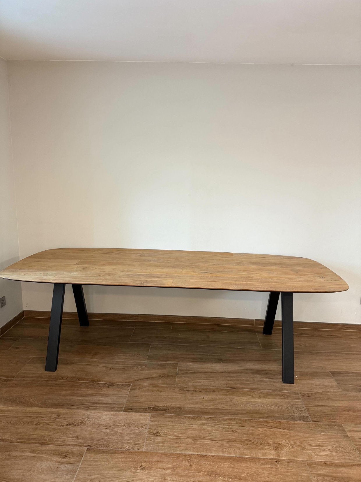 Eettafel, Huis en Inrichting, Ophalen, Zo goed als nieuw, Teakhout