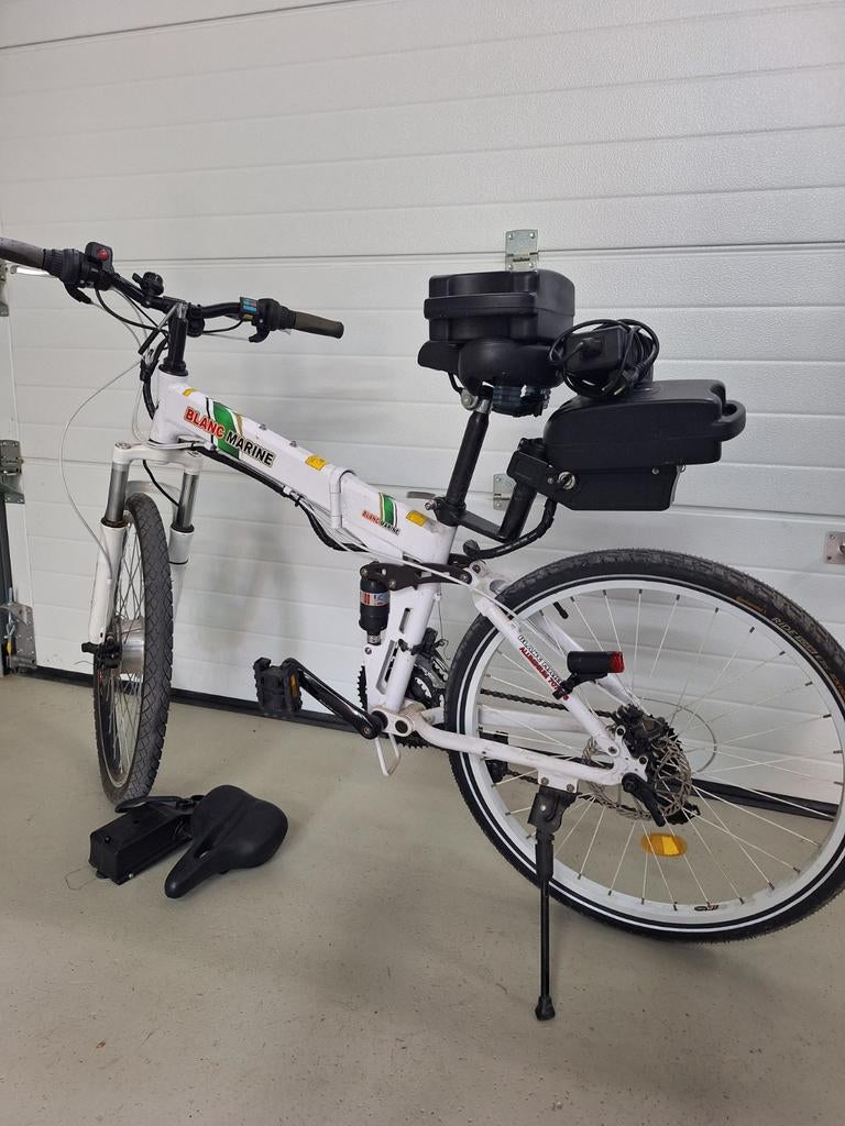 Velo tout terrain electrique pliant aluminium, Enlèvement