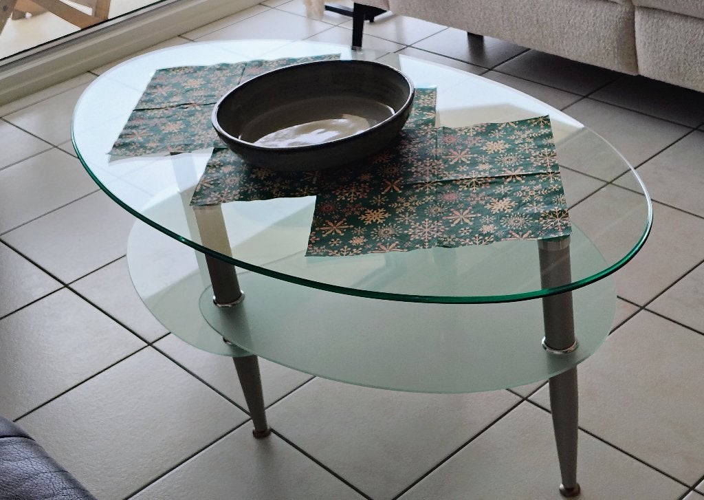 Table basse en verre, Maison & Meubles, 100 à 150 cm, Modern/ design, Verre, Comme neuf