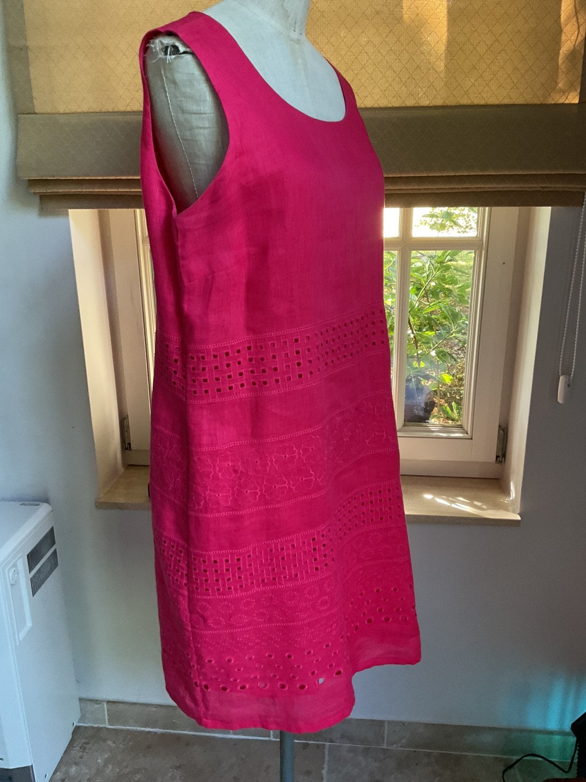 Jurk van Devernois , maat 44, XL, Kleding | Dames, Jurken, Gedragen, Maat 42/44 (L), Rood, Ophalen of Verzenden
