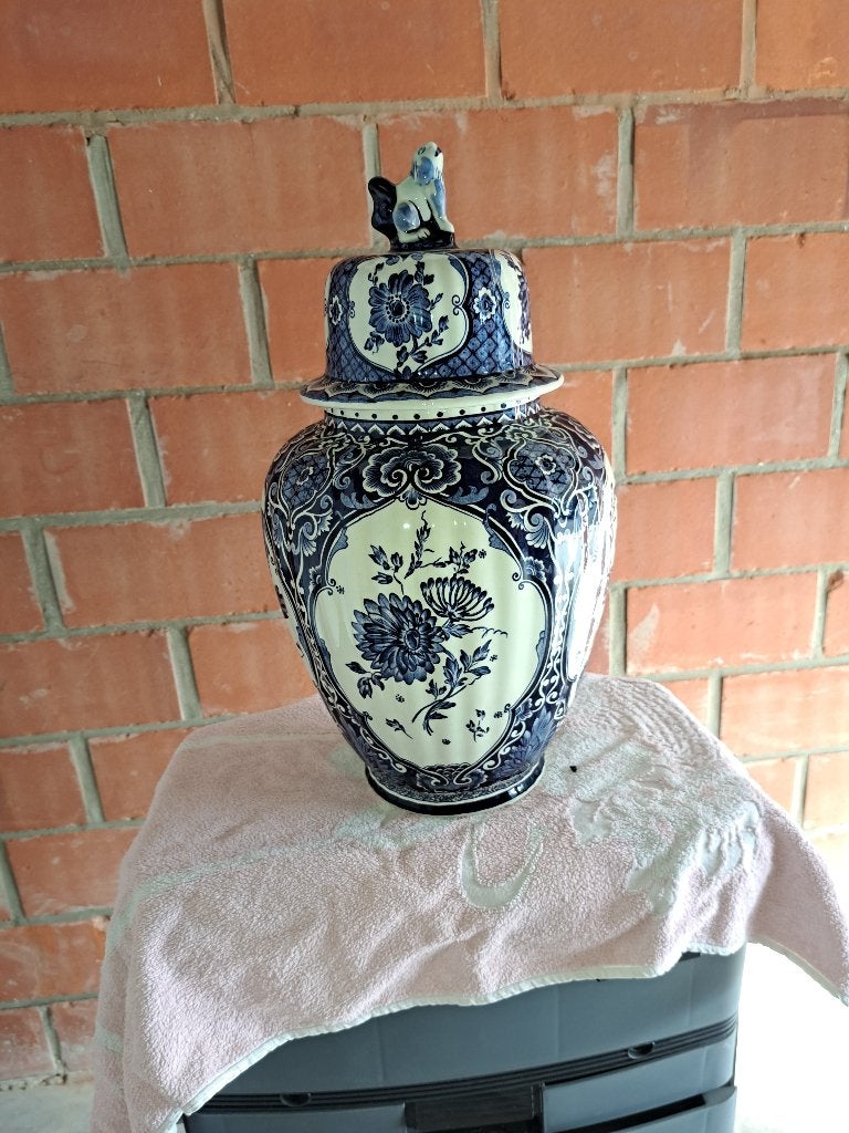 Porselein vaas delfts, Antiek en Kunst, Ophalen