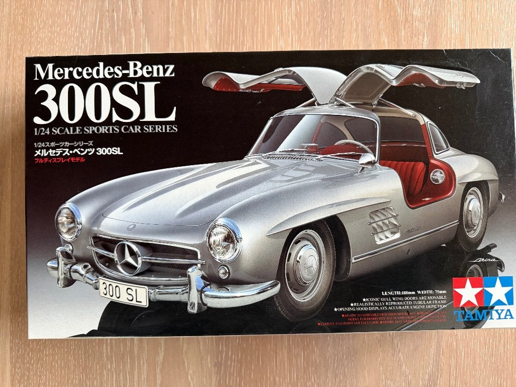 Tamiya Mercedes 300SL schaal 1/24, Hobby & Loisirs créatifs, Neuf, Enlèvement ou Envoi, Voiture, Plus grand que 1:32