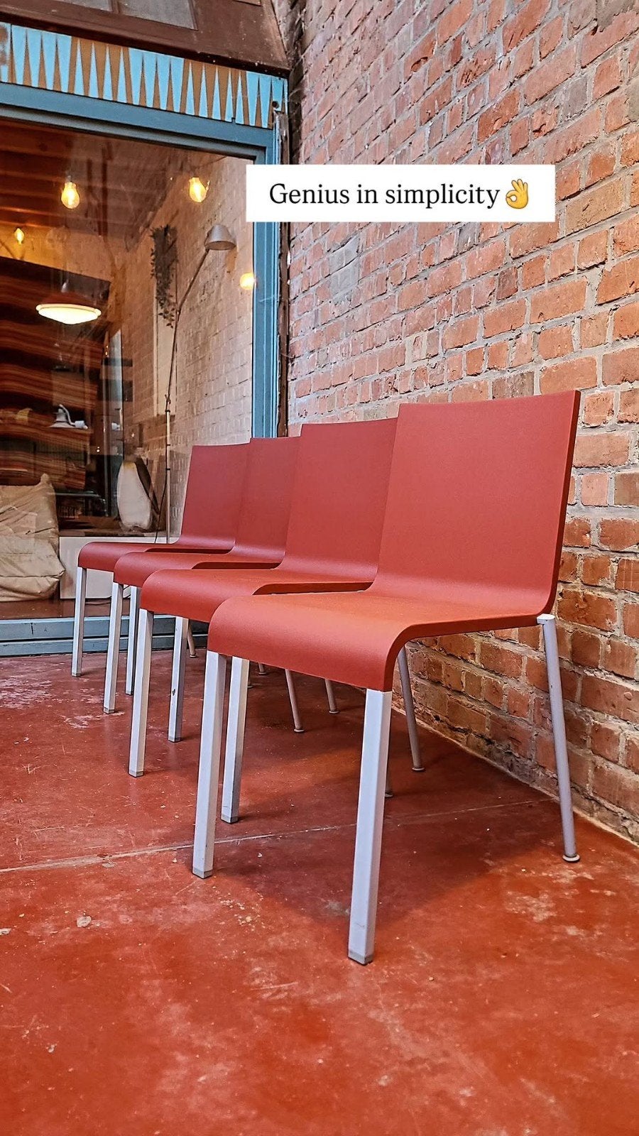 set 4 .03 stoelen Maarten Van Severen Vitra, Ophalen of Verzenden