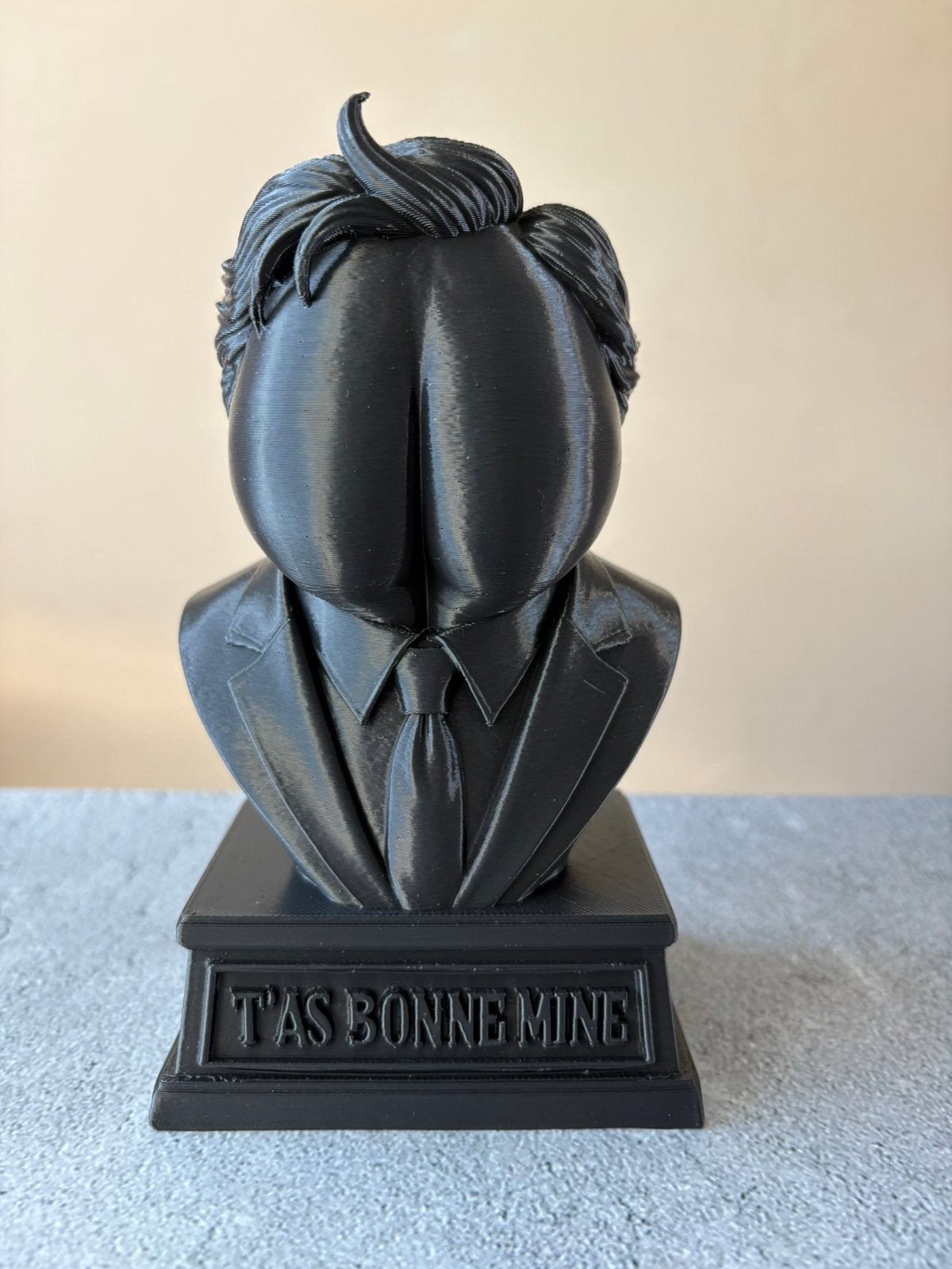 Buste imprimé 3 D pop art humoristique : t’as bonne mine, Enlèvement ou Envoi, Comme neuf