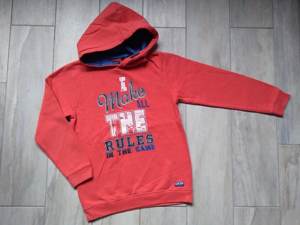 ★ M128 - Trui met kap blue seven, Kinderen en Baby's, Kinderkleding | Maat 128, Ophalen of Verzenden, Gebruikt, Jongen, Trui of Vest