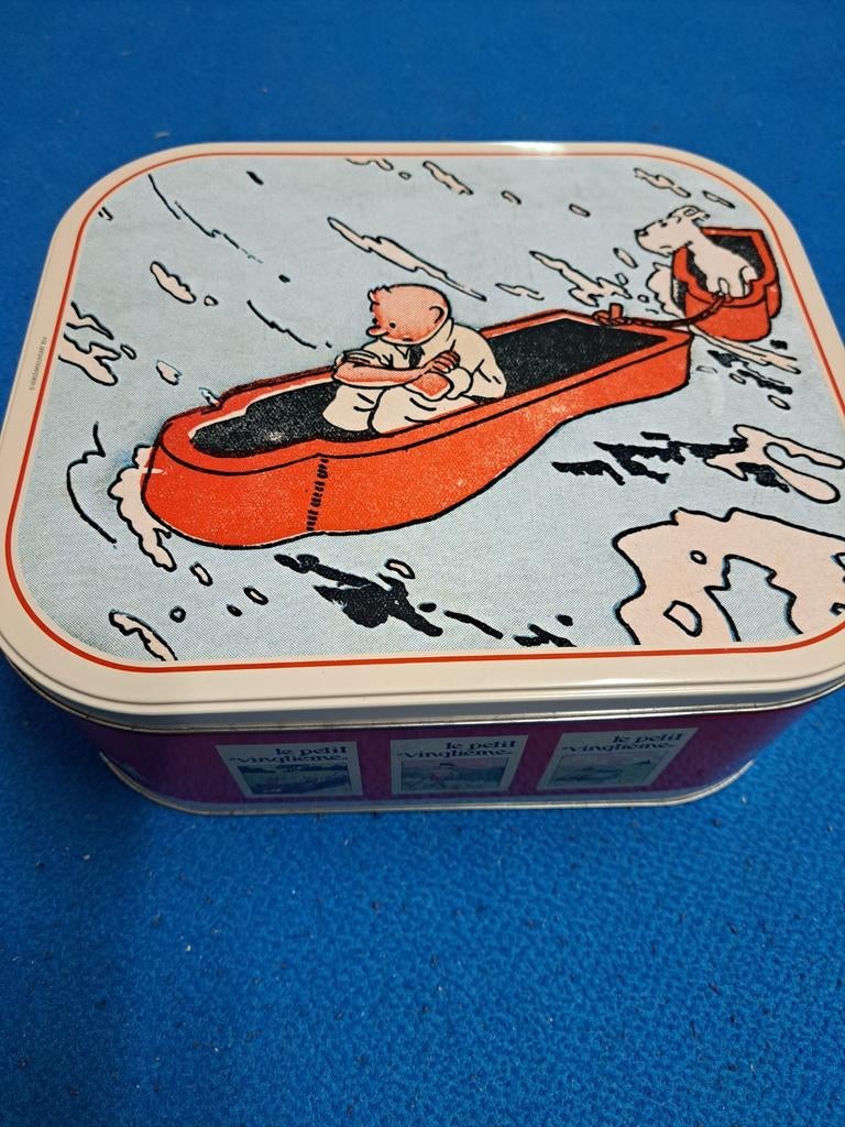 Blikken doos Kuifje, Verzamelen, Ophalen of Verzenden