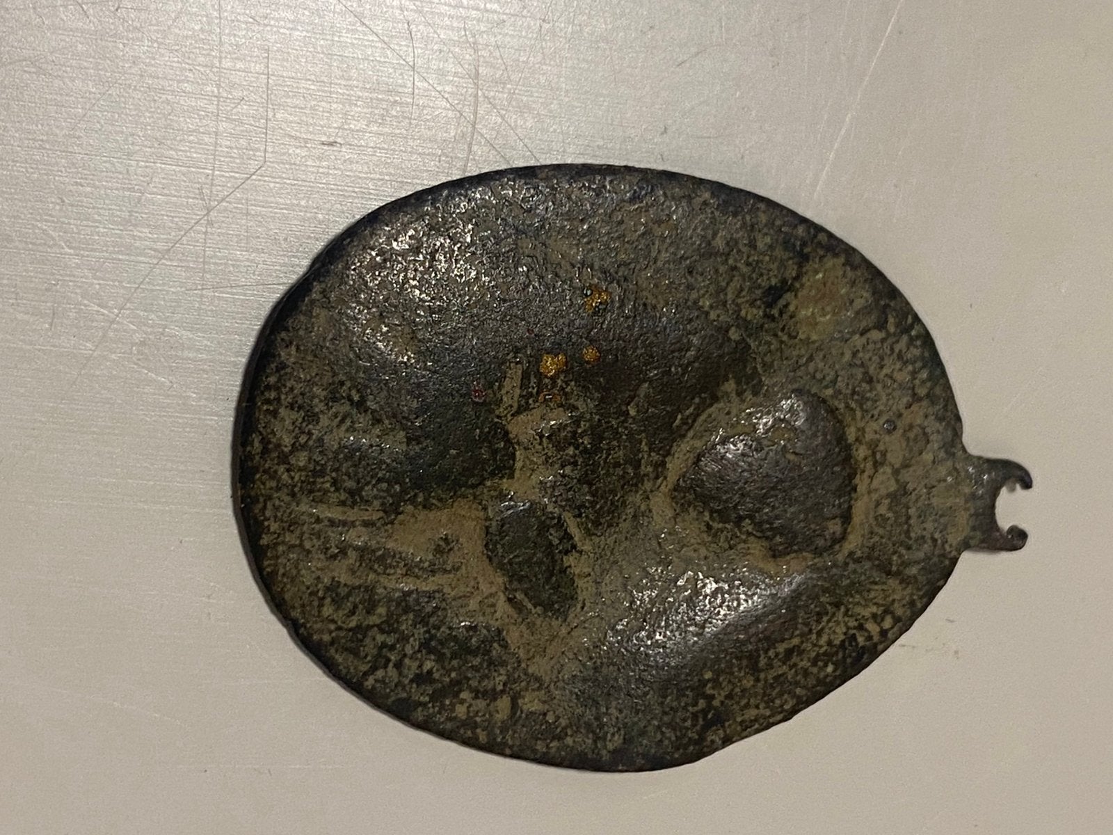Tres ancienne médaille religieuse, Enlèvement ou Envoi, Comme neuf