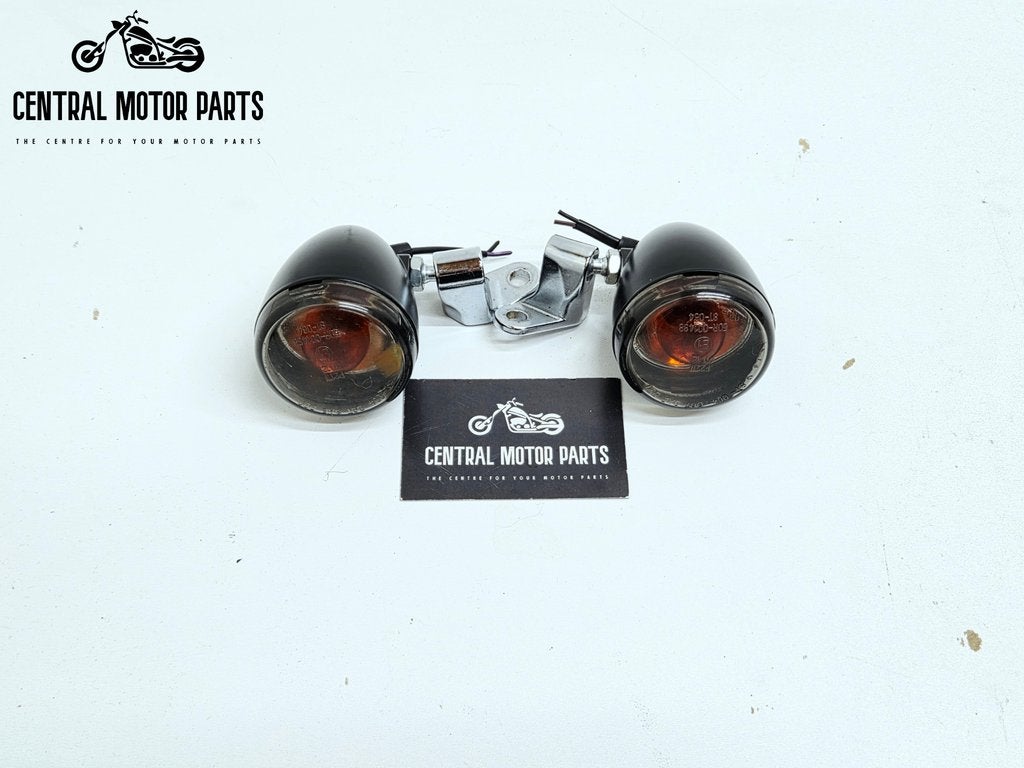 Zwarte Knipperlichten voorkant voor Dyna, Motoren, Onderdelen | Harley-Davidson, Verzenden, Gebruikt