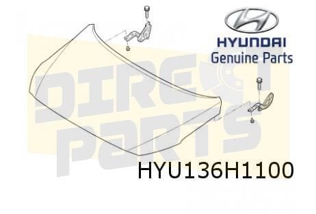 Hyundai Ioniq (10/16-9/19) motorkap (te spuiten) Origineel!, Neuf, -, -, Hyundai