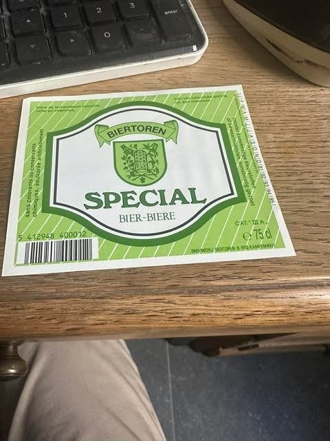 étiquette étiquette spéciale bière Kampenhout, Enlèvement ou Envoi, Neuf, Autres types, Autres marques