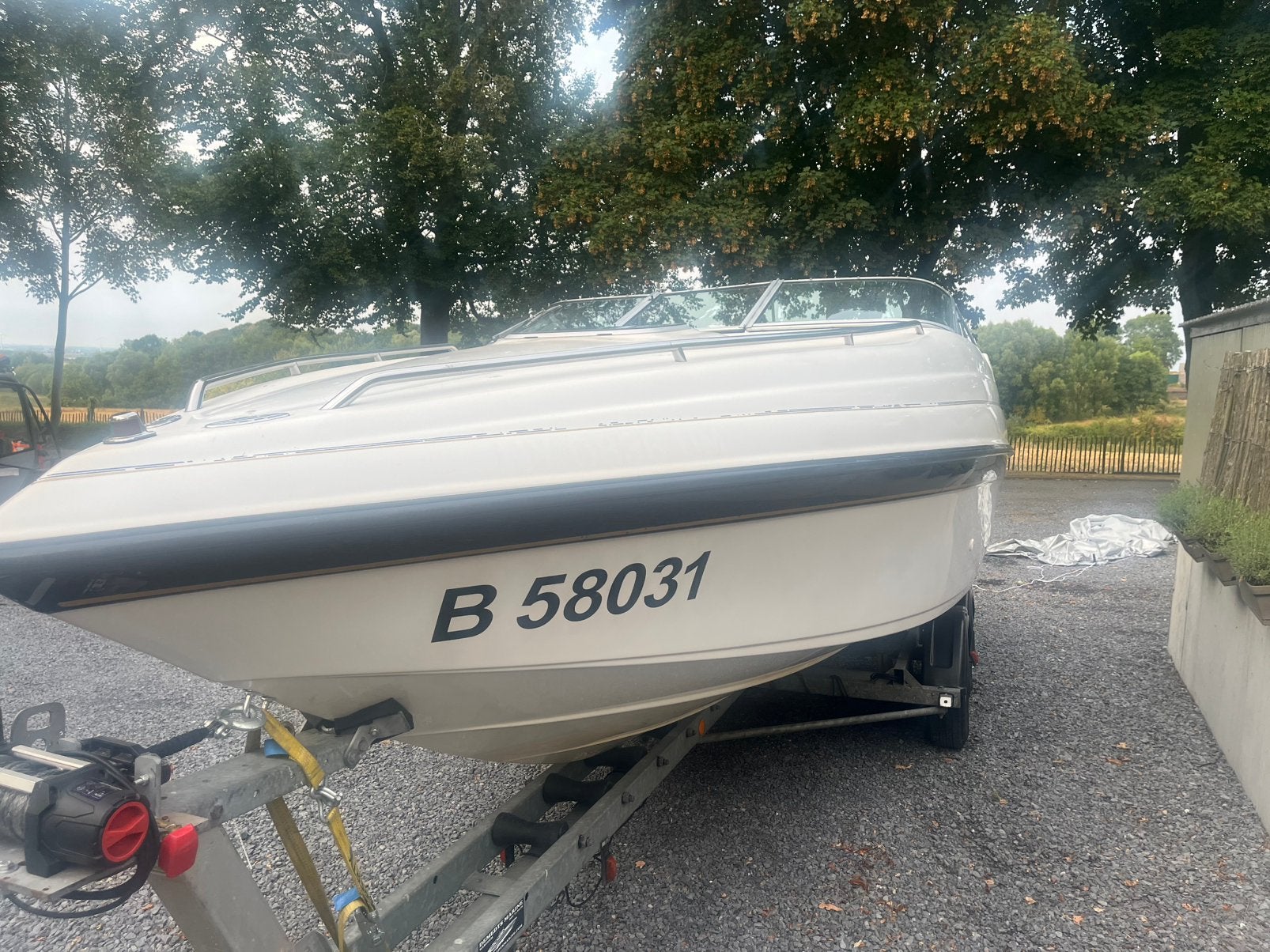 Motorboot Crownline 226ccr incl trailer, 200 ch ou plus, Enlèvement, Polyester, Moteur in-bord