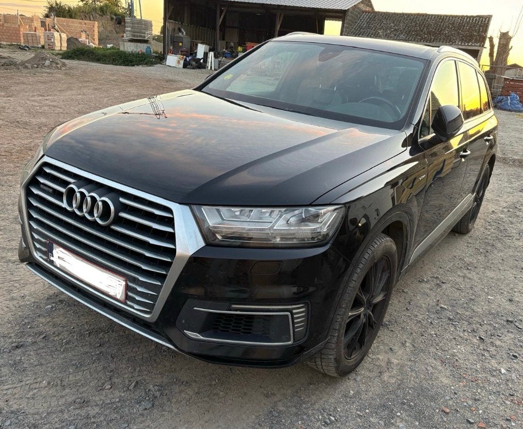Audi Q7 quatro E-tron S-line, Automaat, Zwart, Leder, Particulier