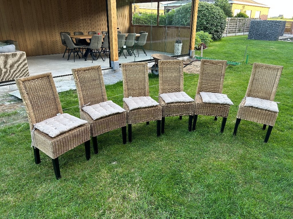 Stoelen, Huis en Inrichting, Stoelen, Ophalen, Gebruikt, Riet of Rotan