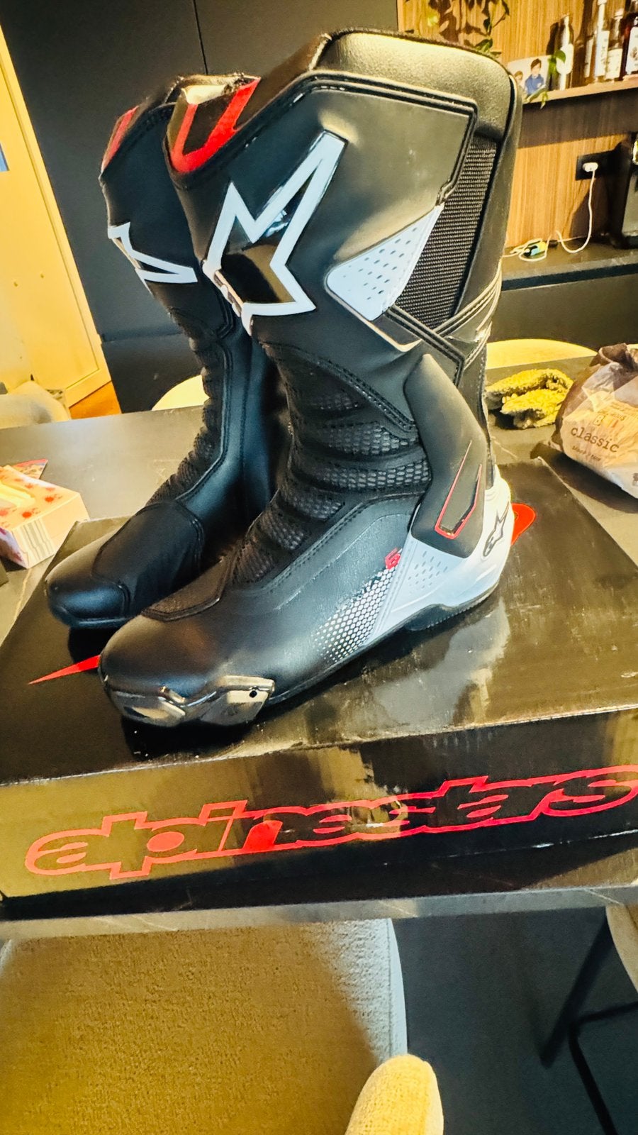 Alpinestars smx v3, Motoren, Kleding | Motorkleding, Ophalen, Laarzen