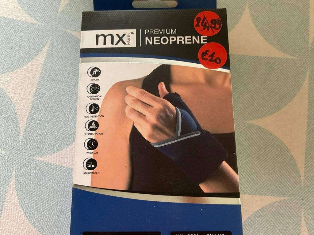 MX Health Neoprene Universal Duimbrace One Size NIEUW!, Diversen, Ophalen of Verzenden, Nieuw