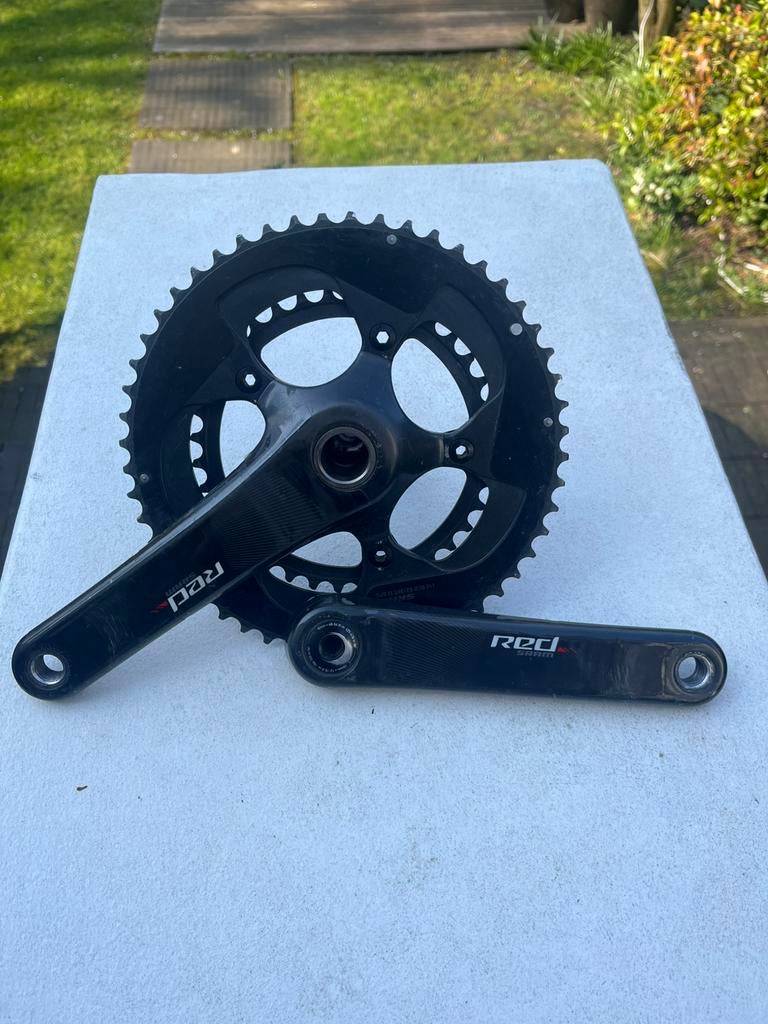 Pédalier SRAM Red eTap 11V – 172,5 mm– 52/36 – Très bon état, Fietsen en Brommers, Ophalen of Verzenden, Gebruikt, Crankstel of Pedalen